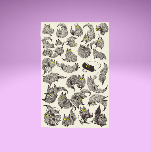 Smirking Cat Postcards