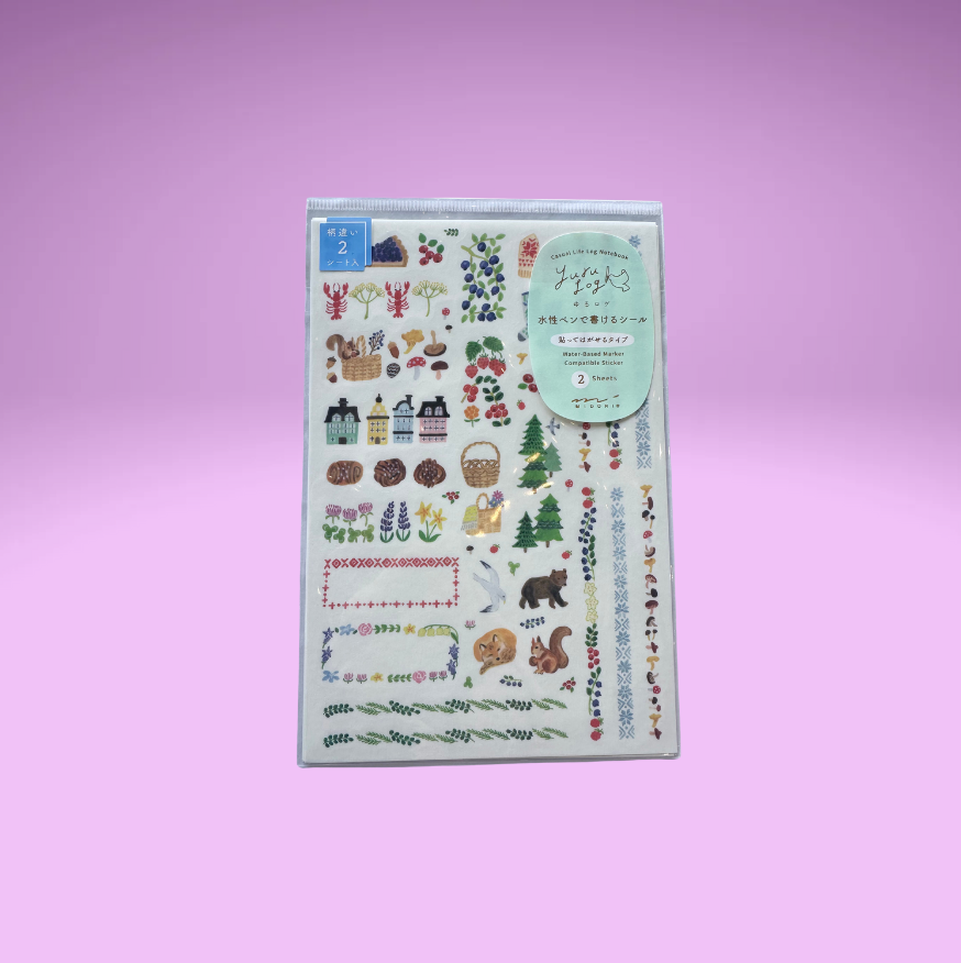 Yuru Midori Journalling Sticker (3 Designs)