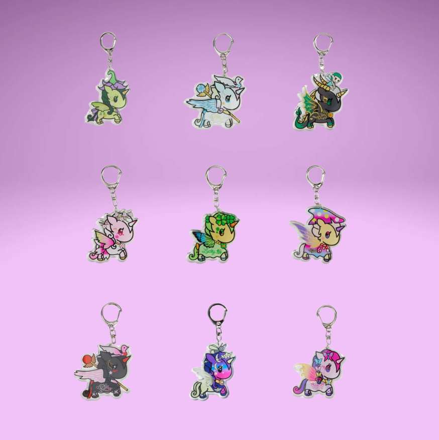 Fairy Unicorno Acrylic Keychains