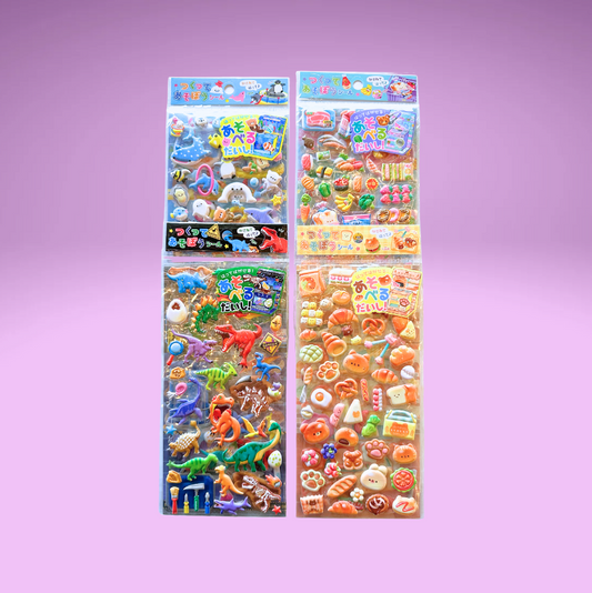 Puffy Stickers (4 Designs)