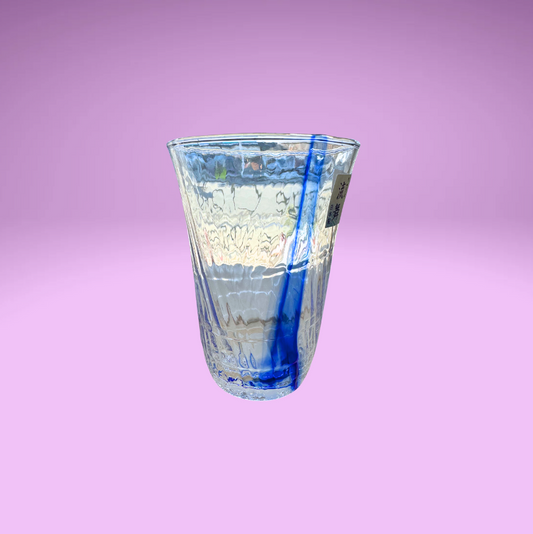 Glass Tumbler (Blue Design)