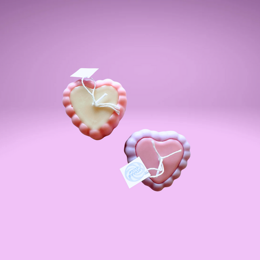 Mini Heart Candles (2 Colors)