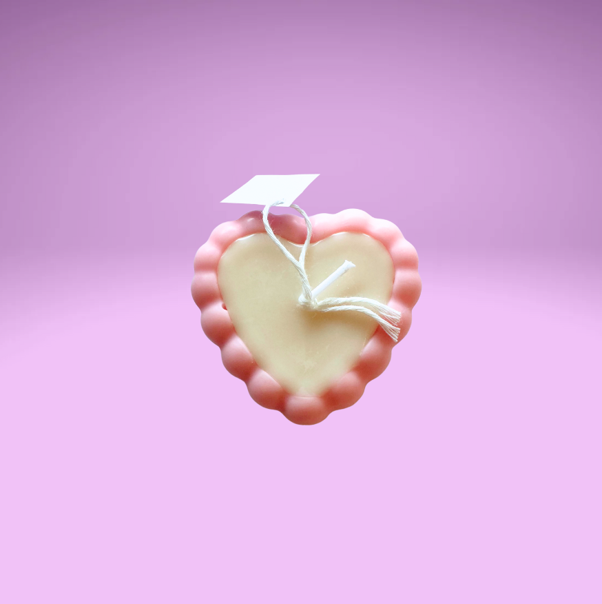 Mini Heart Candles (2 Colors)