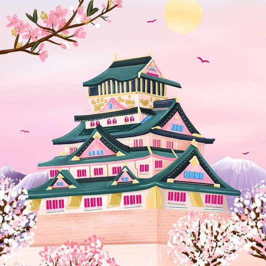 Osaka Castle Print