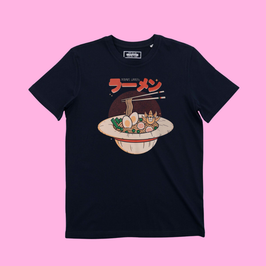 One Piece Ramen Navy T-Shirt