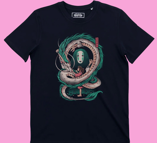 Haku Girl and Dragon T-shirt