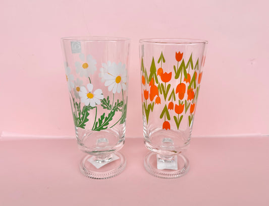 Retro Drinking Glasses