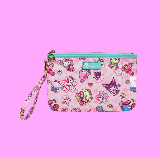 Pouch Wristlet Tokidoki x Hello Kitty and Friends Sakura Festival