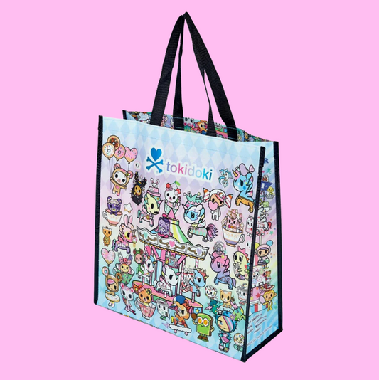 Cotton Candy Carnival Vinyl Tote