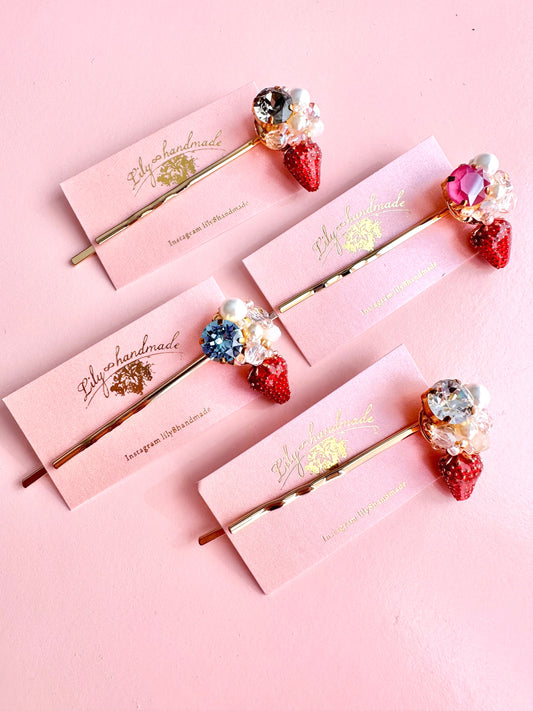 Strawberry Hair Pin