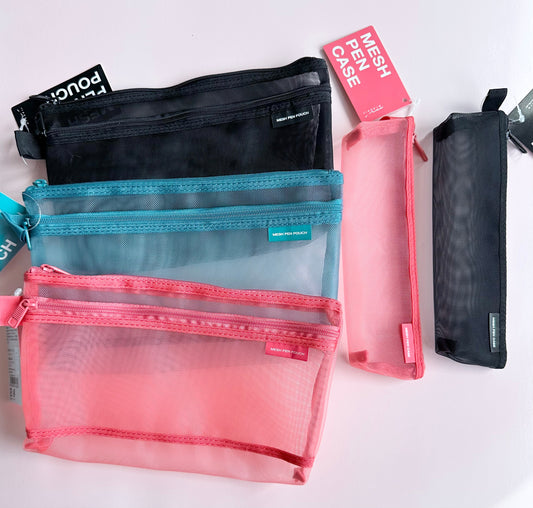 Mesh Pencil Case (2 sizes)