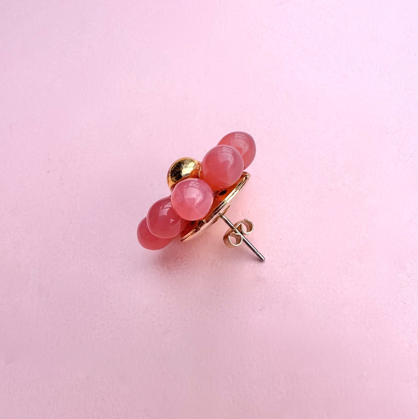 Pink Daisy Earring