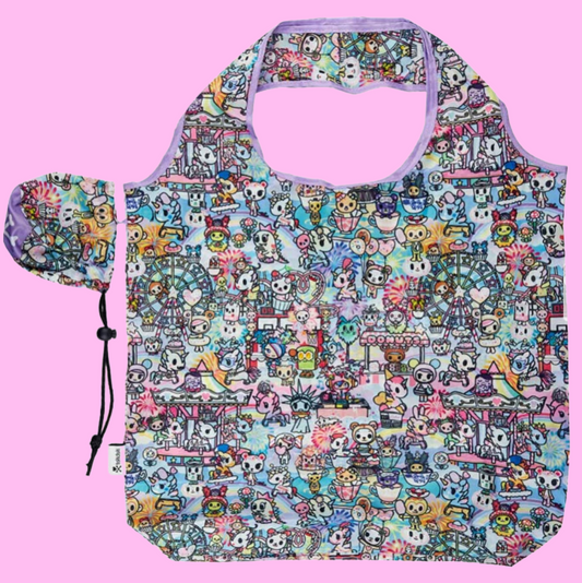 Cotton Candy Carnival Reusable Tote