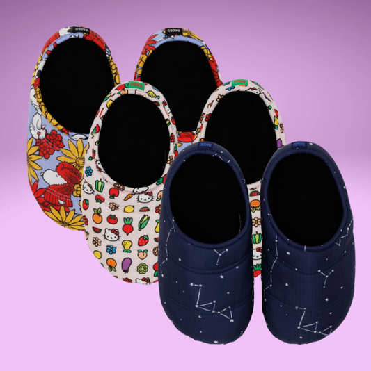 Puffy Slippers Baggu (3 Designs)