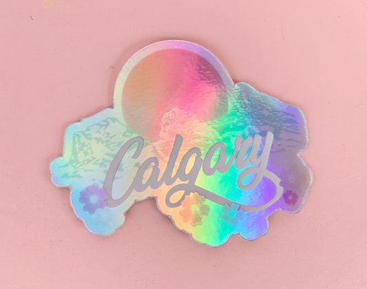 Calgary Sunset Sticker