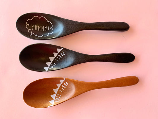 Wooden Renge Spoons (soup)