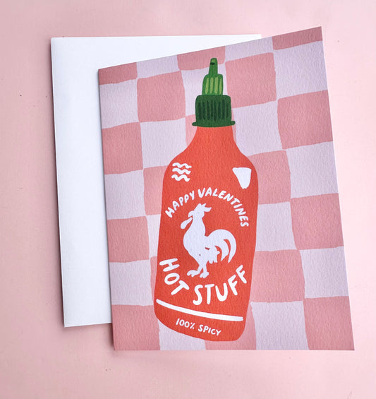 Hot Stuff (Rooster Sauce) Card