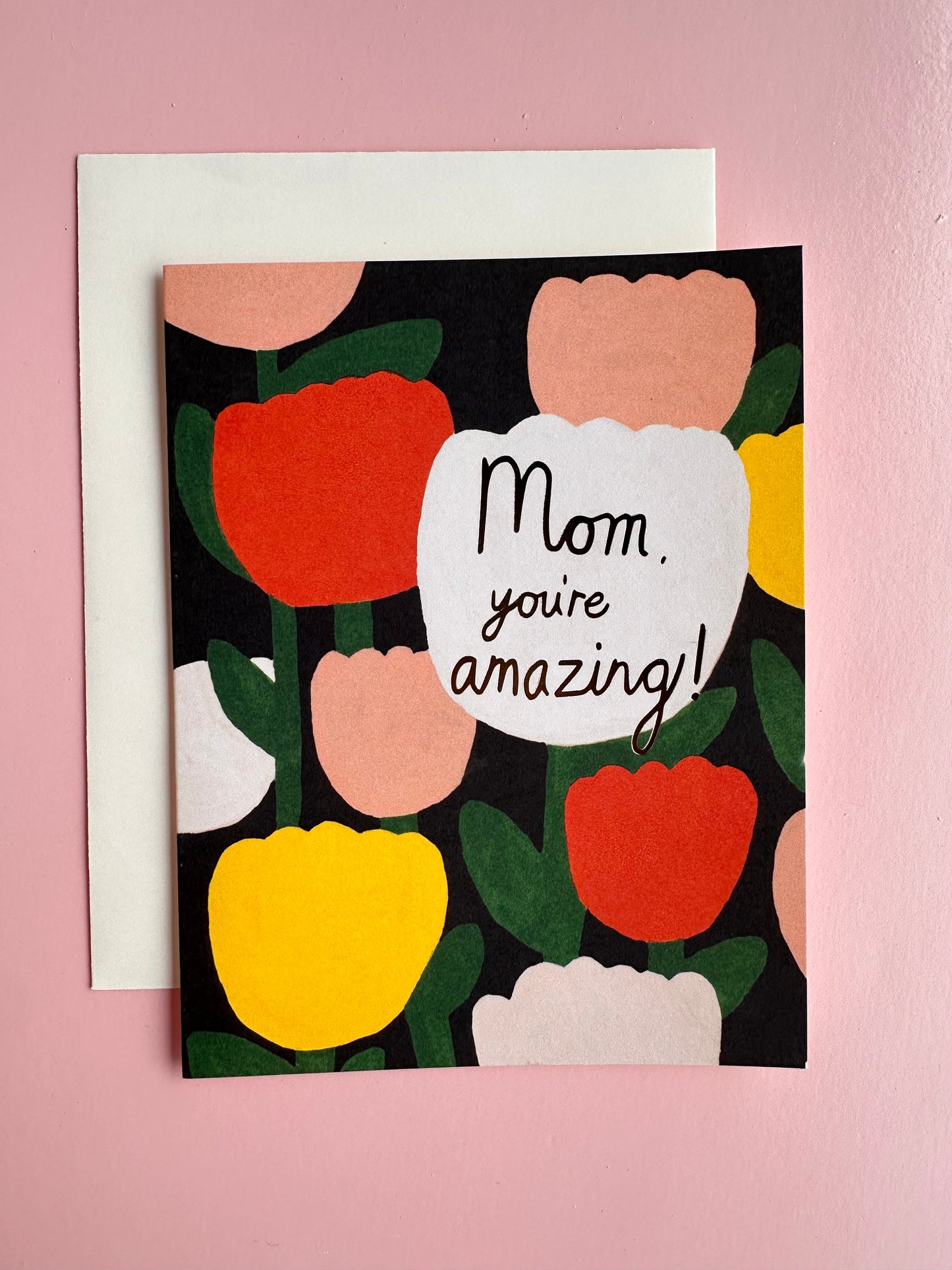 Tulips Mothers Day Card