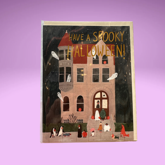 Trick-or-Treat House Greeting Card