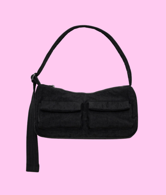 Black Cargo Crossbody