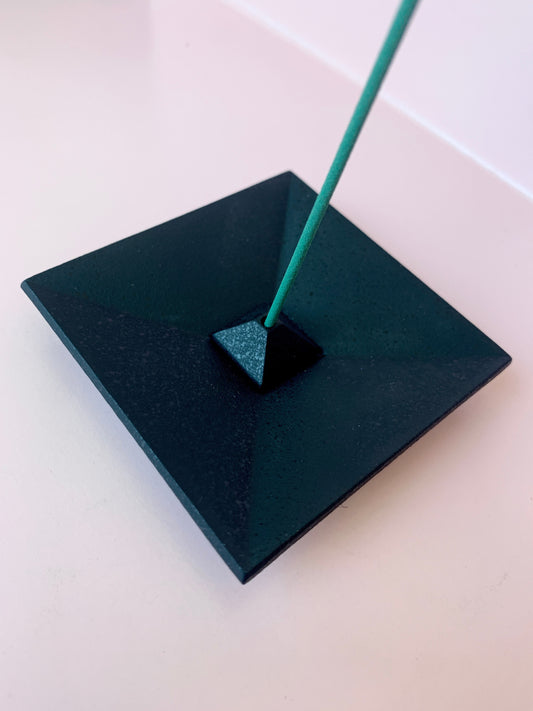 SquareCast Iron Incense Holder