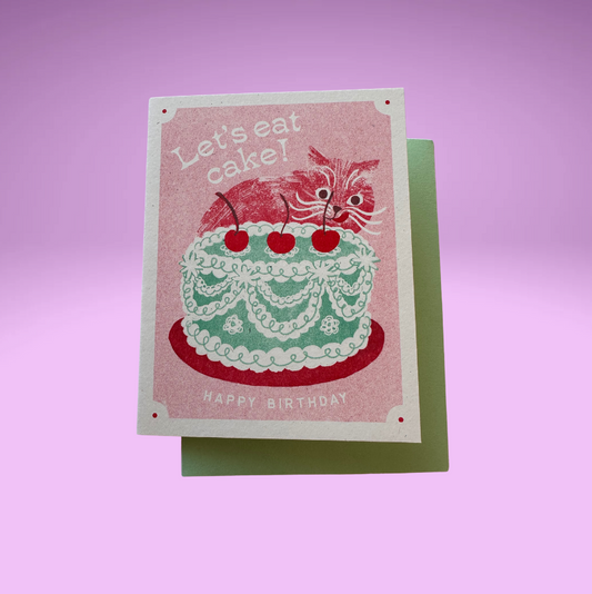 Lets Eat Cake Card