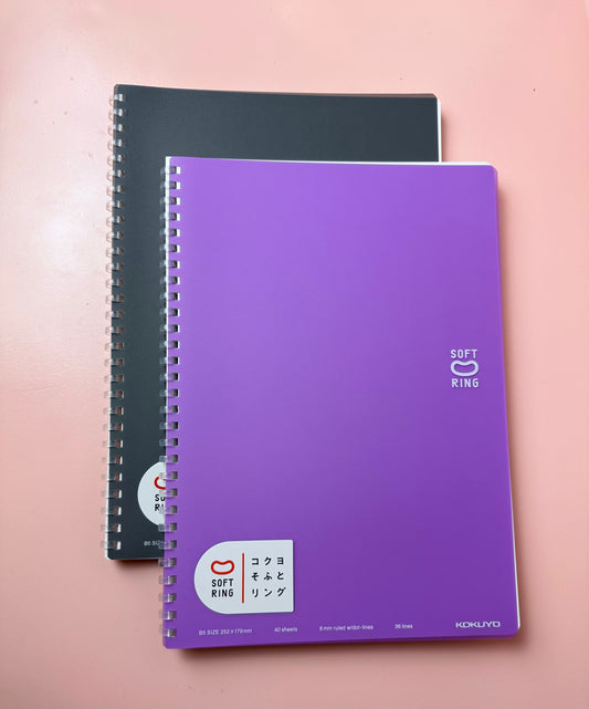 Soft Ring Notebook (B5, 40 Sheets)