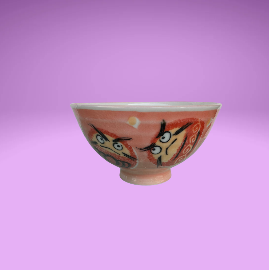 Pink Daruma Bowl