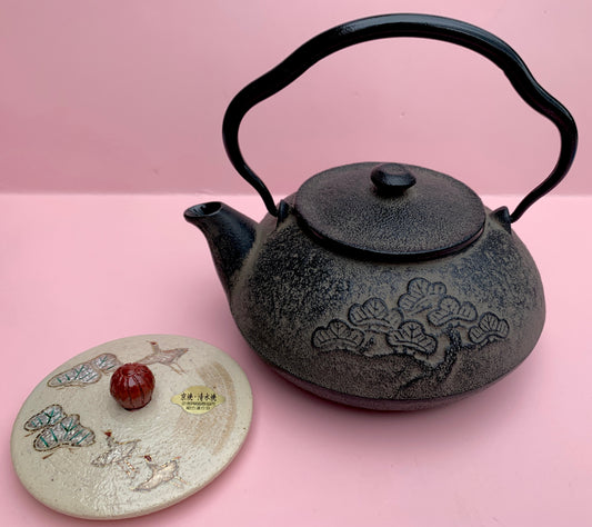 Cast Iron Tea Pot (coated)