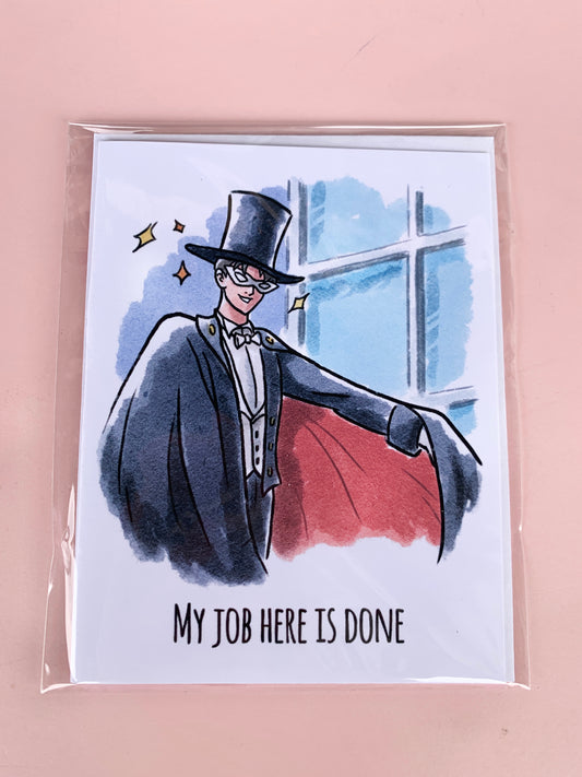 Tuxedo Mask Birthday Card