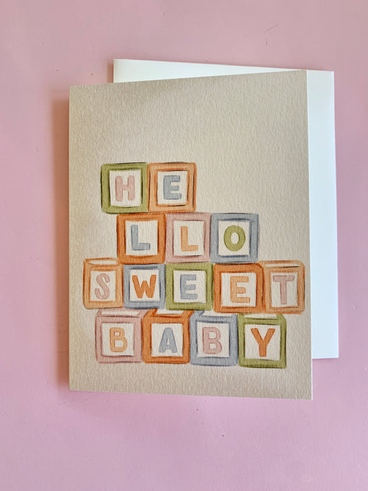 Sweet Baby Card